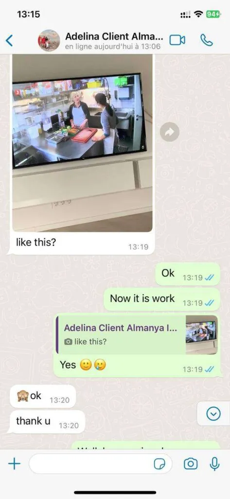 Rexotv WhatsApp Customer Support Chat Interaction Screenshot 4